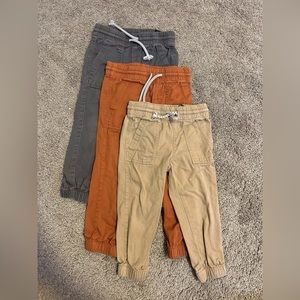 H&M toddler boy twill joggers (2-3 T)